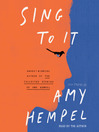 Imagen de portada para Sing to It